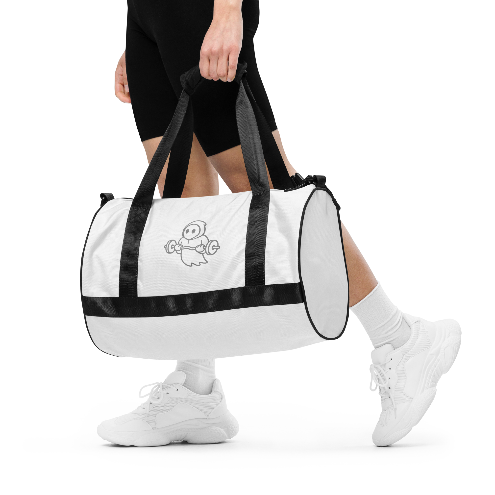Ghost Fitness Gym Bag (White)