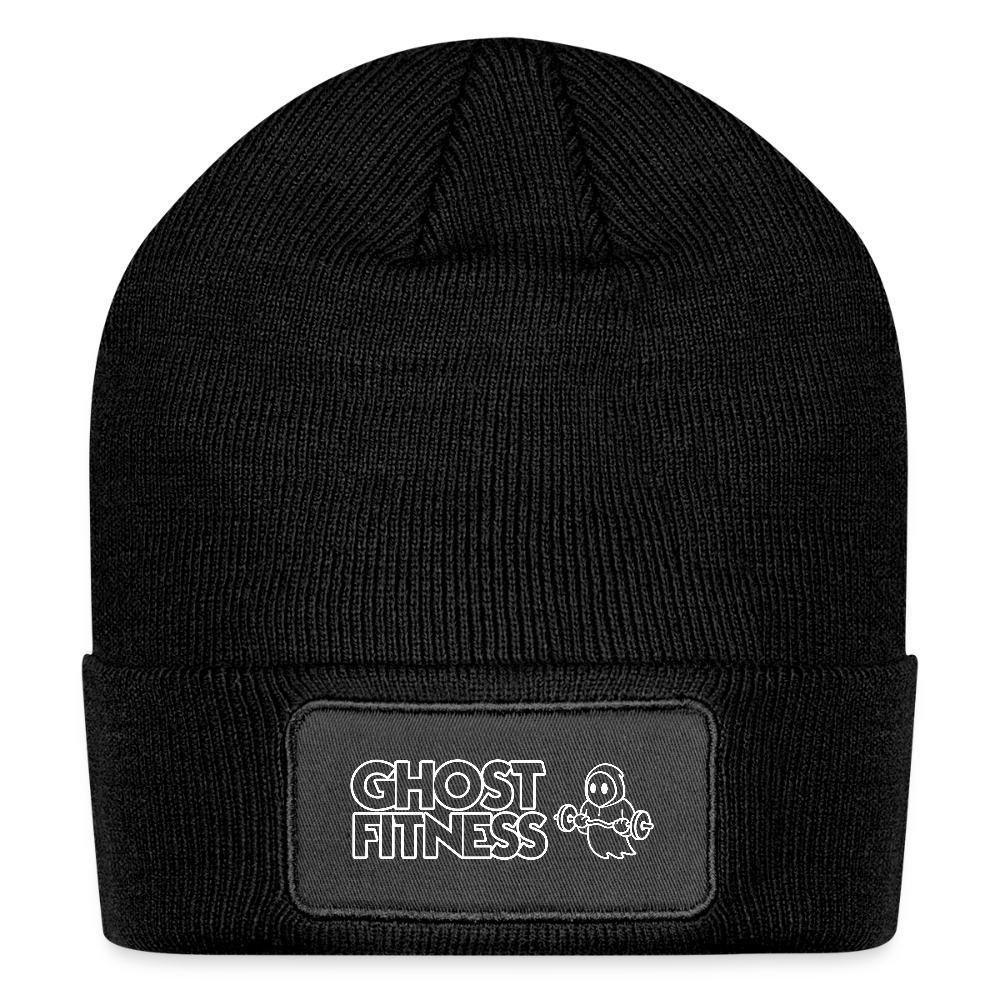 Ghost Fitness Patch Beanie - black