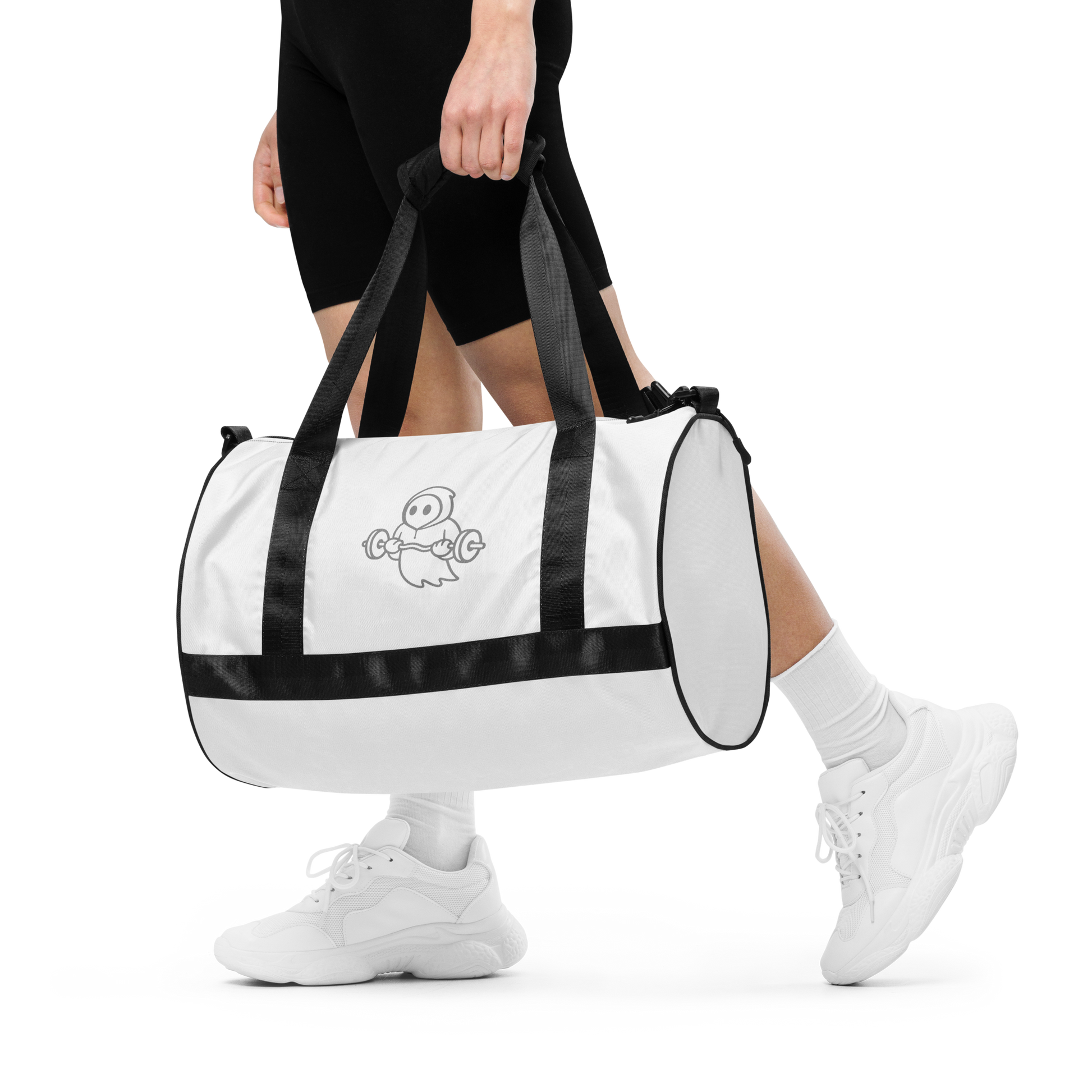 Ghost Fitness Gym Bag (White)