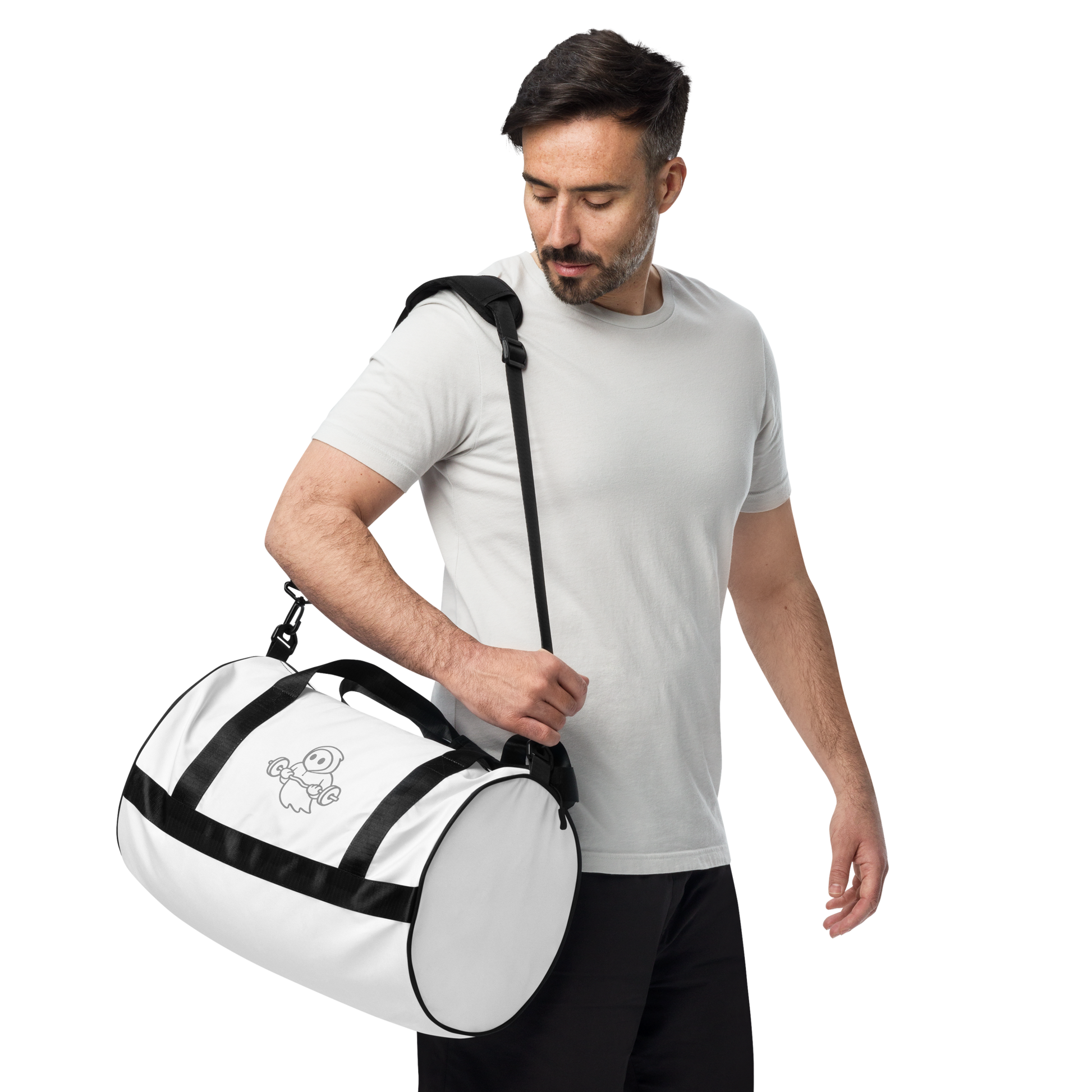 Ghost Fitness Gym Bag (White)